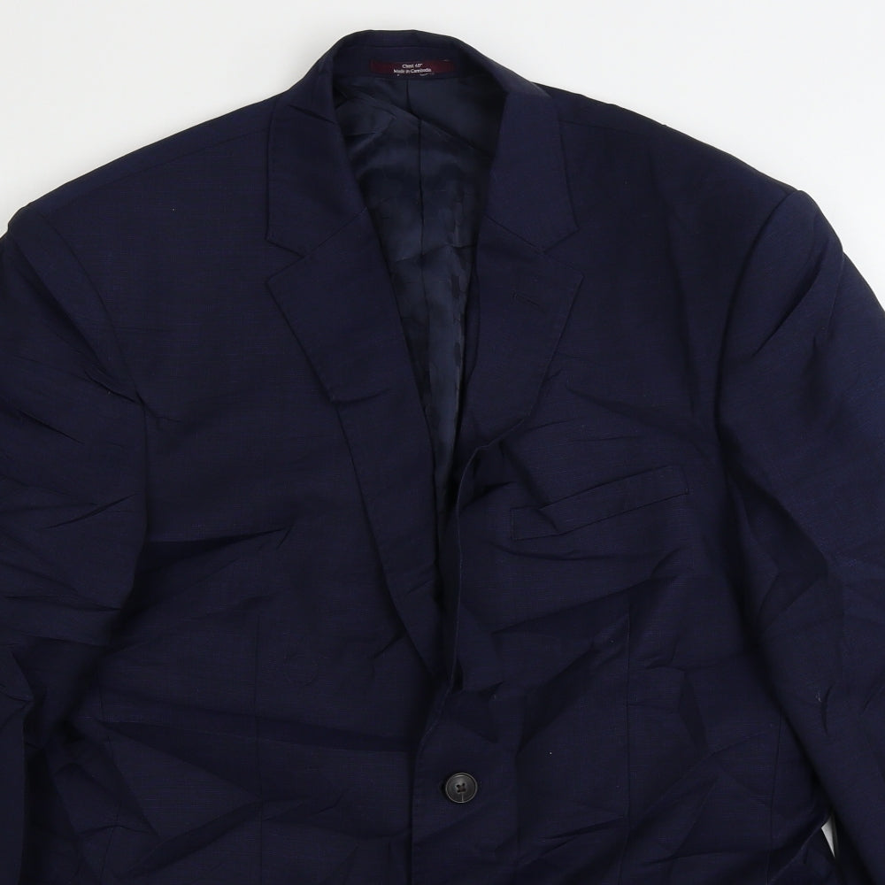 Marks and Spencer  Mens Blue   Jacket Blazer Size 40