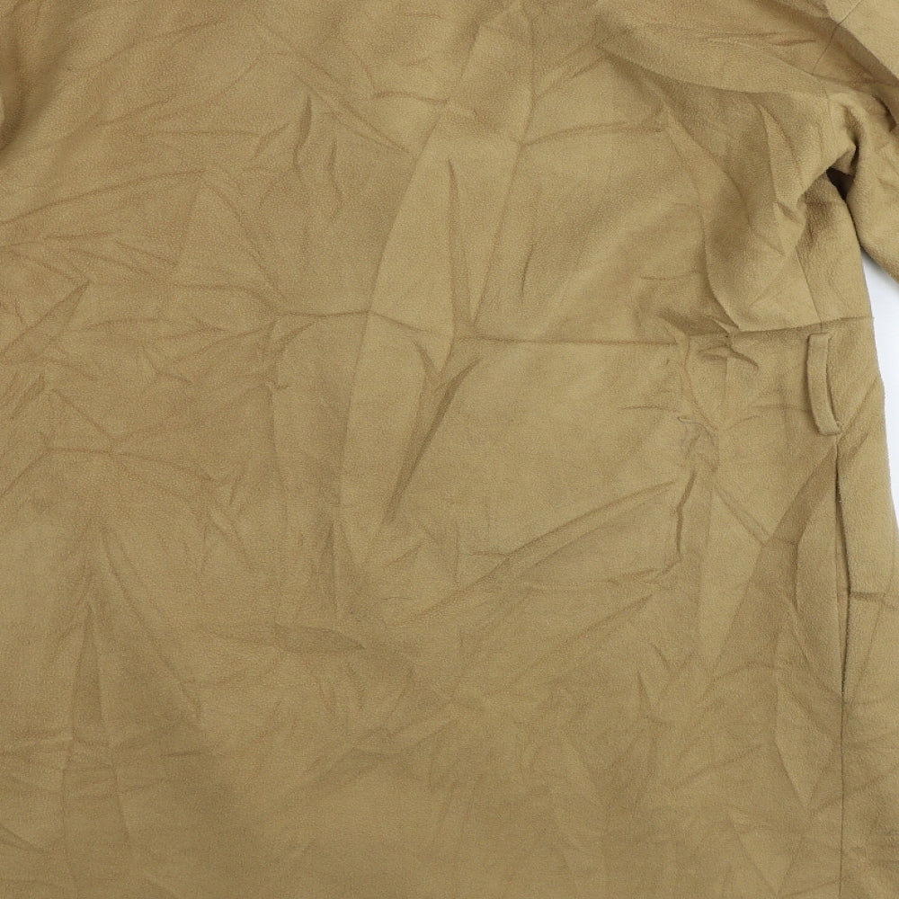 First and I  Womens Beige   Jacket Coat Size M