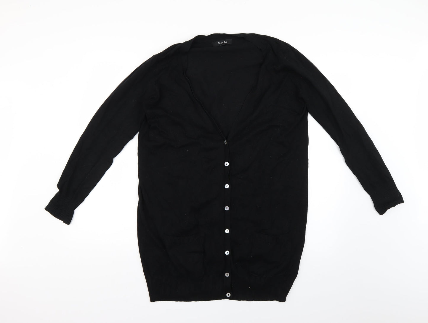 Simply Be Womens Black   Cape Jumper Size 12