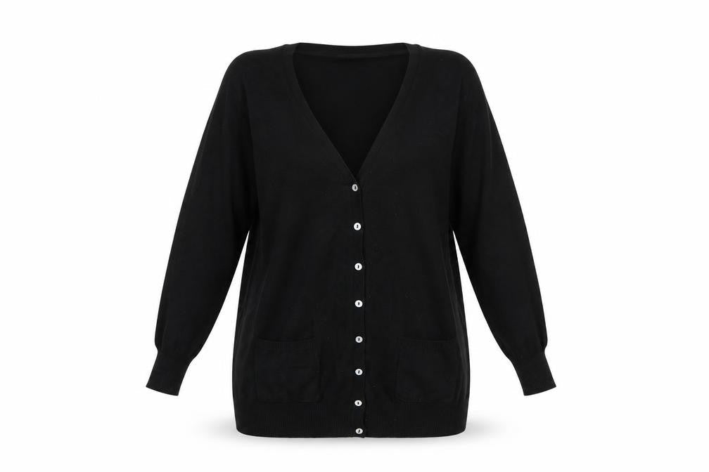 Simply Be Womens Black   Cape Jumper Size 12