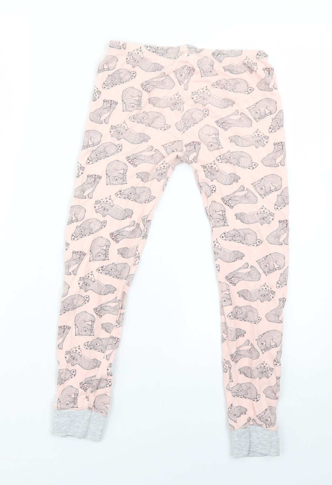 George Girls Pink Geometric  Jegging Trousers Size 9-10 Years