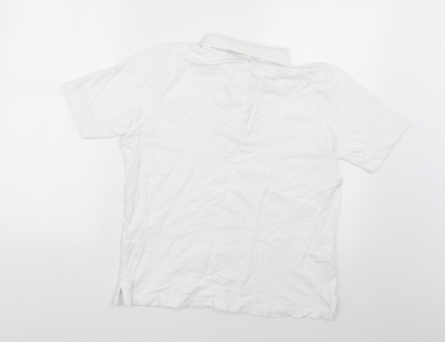 isle Girls White   Basic Polo Size 15-16 Years