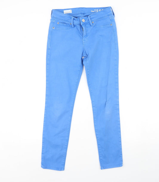 Gap Womens Blue  Denim Jegging Jeans Size 8 L28 in