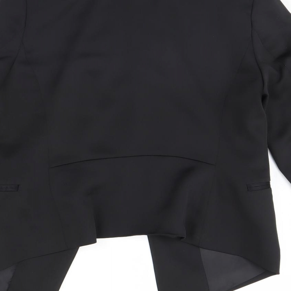 H&M Womens Black   Jacket  Size 10  - Shoulder Pads