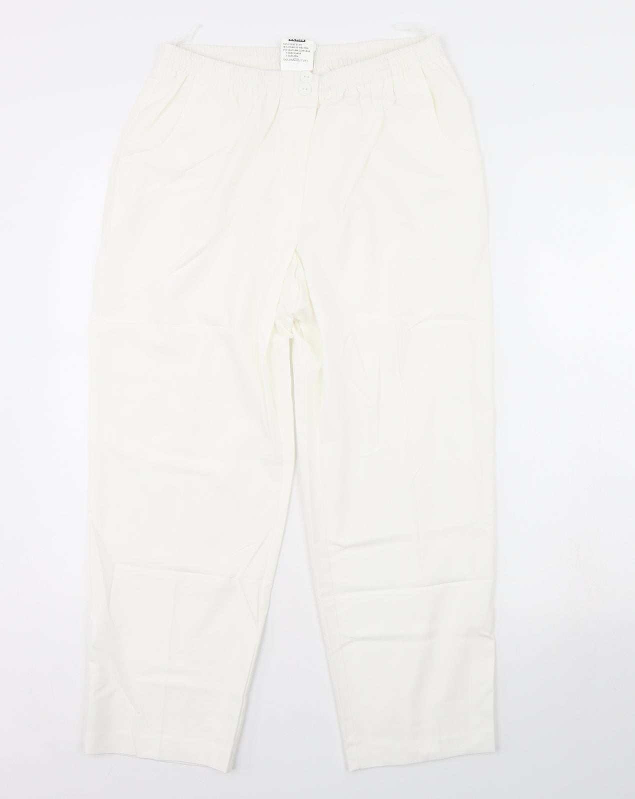 Preworn Womens Ivory   Trousers  Size 16 L29 in