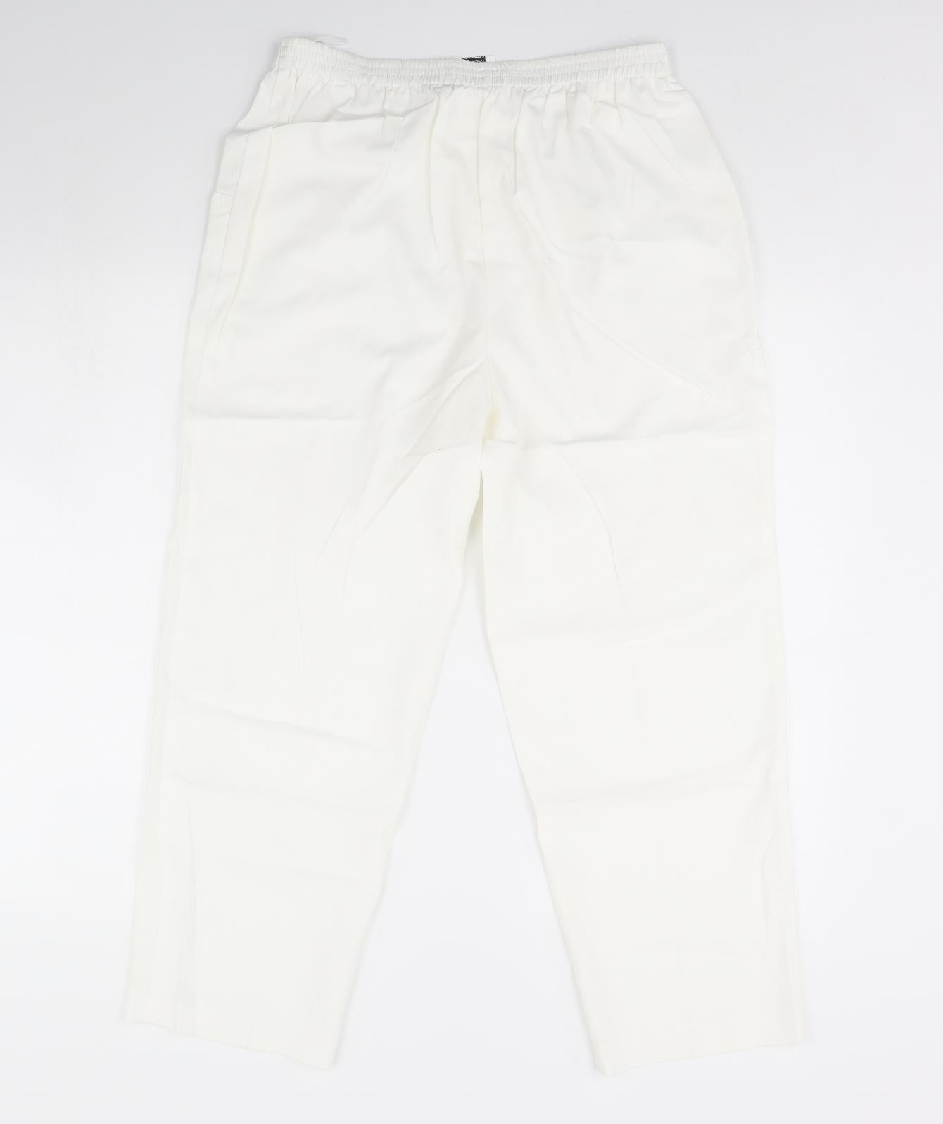 Preworn Womens Ivory   Trousers  Size 16 L29 in