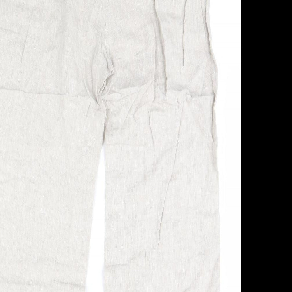 Principles Womens Beige   Trousers  Size 14 L30 in