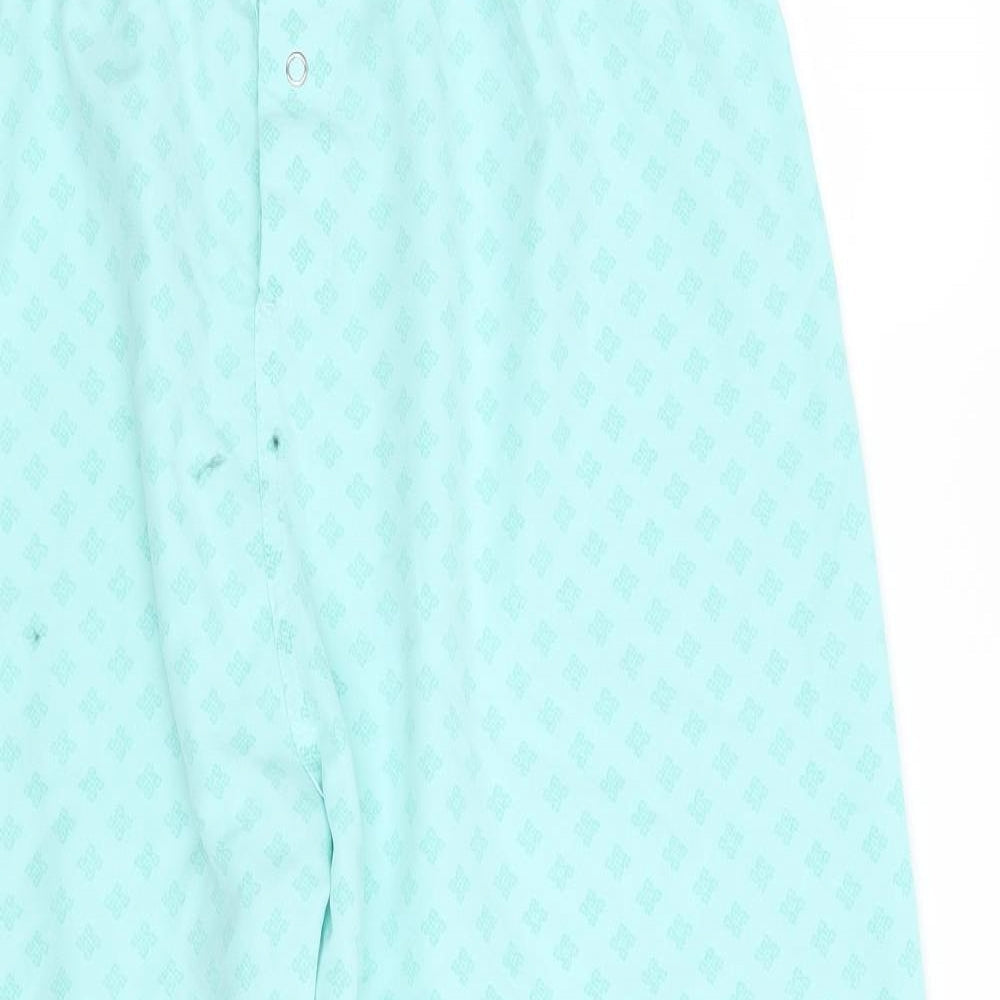 Preworn Womens Green Geometric  Sweatpants Trousers Size 32 L26 in