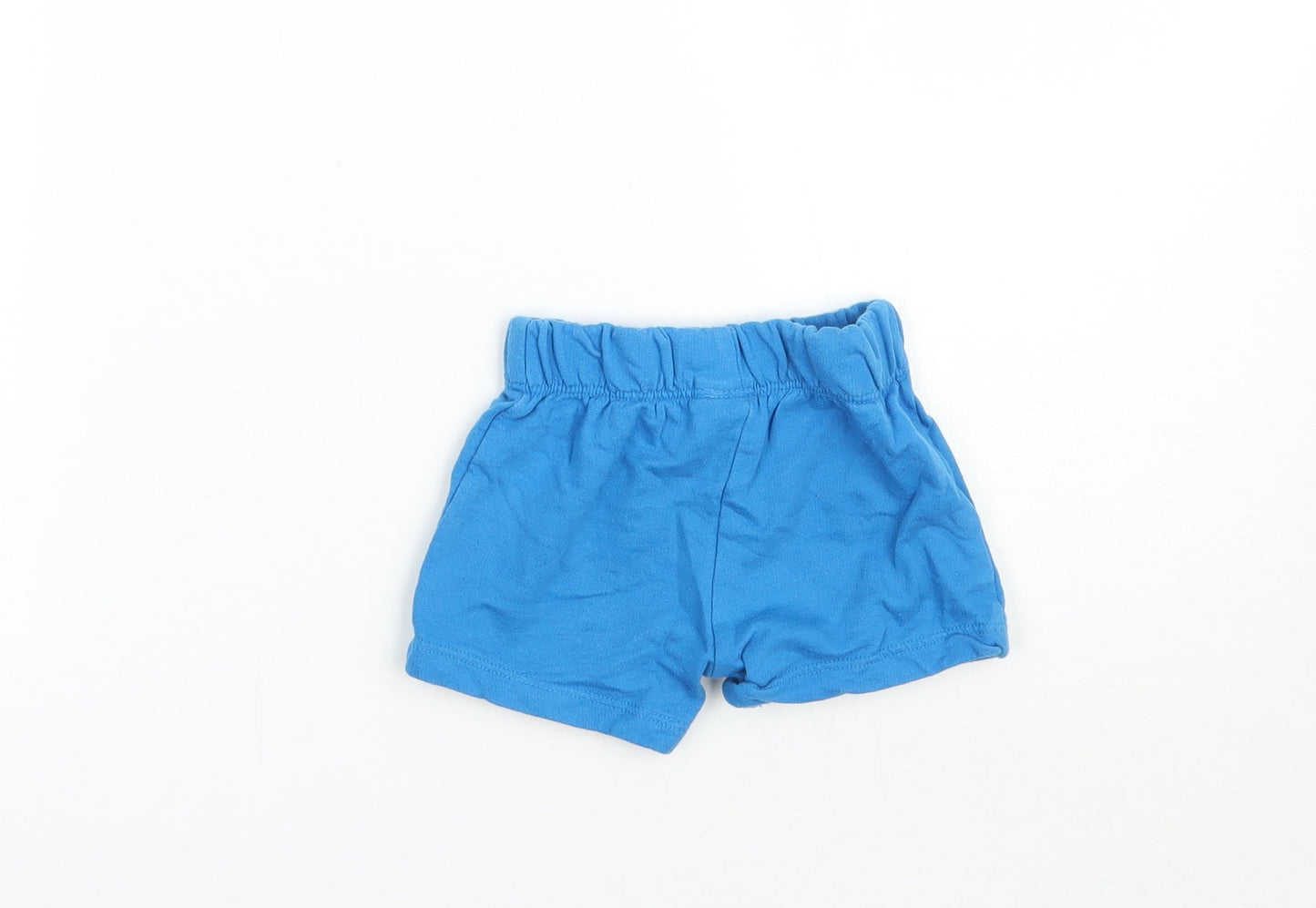 F&F Boys Blue   Cropped Trousers Size 3-6 Months