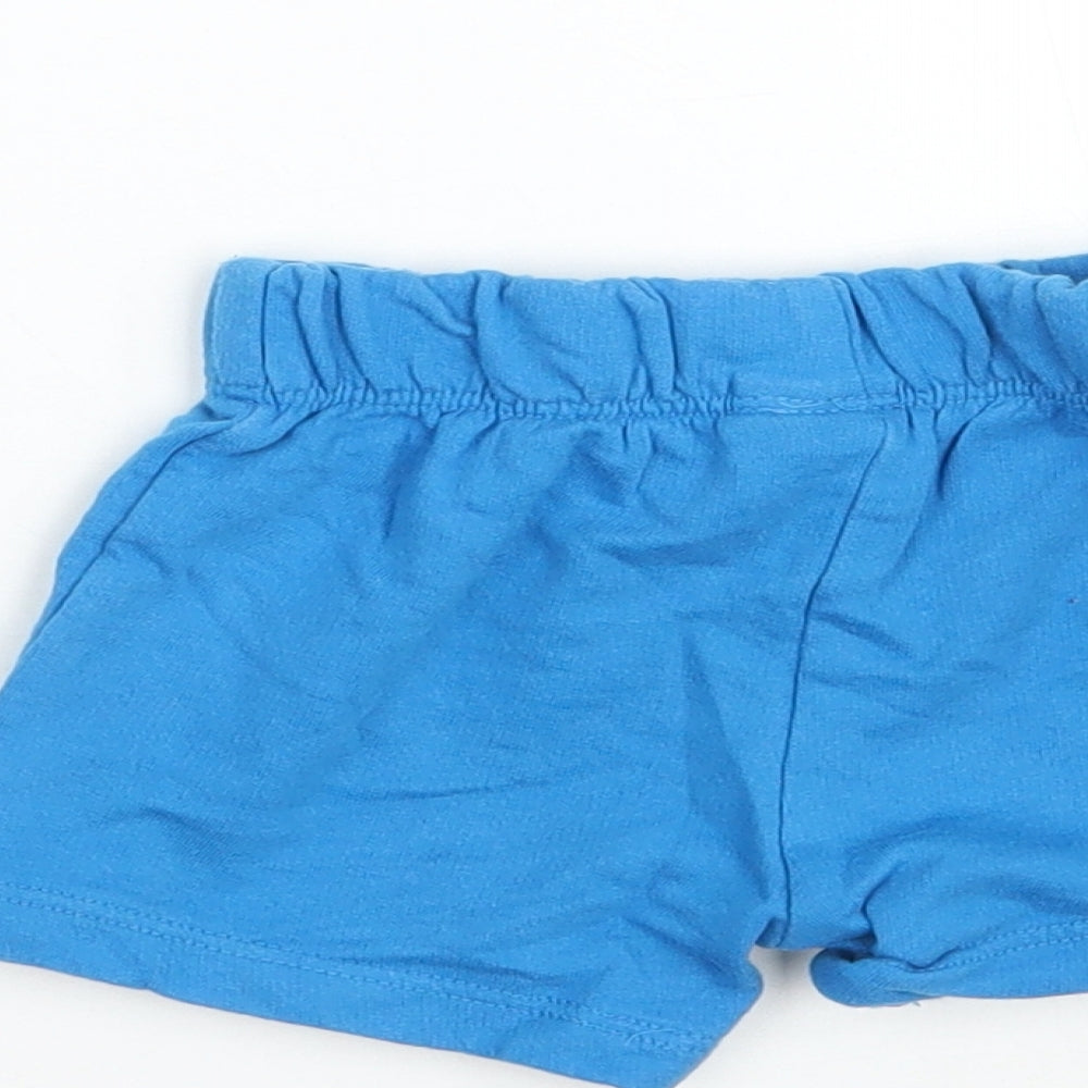 F&F Boys Blue   Cropped Trousers Size 3-6 Months