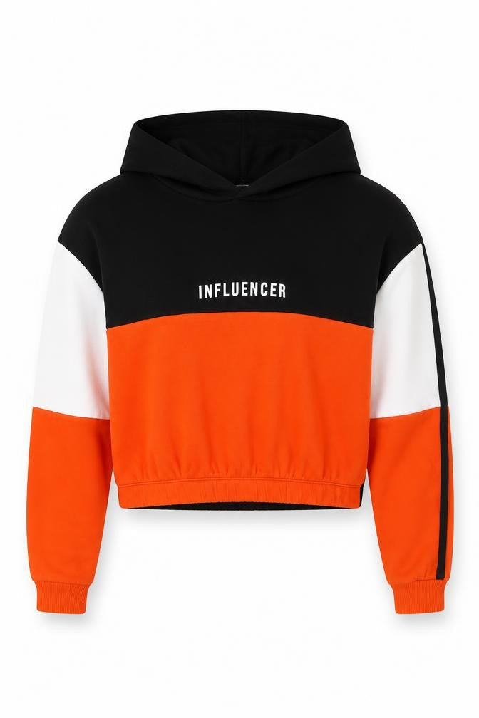 Candy Couture Girls Orange   Pullover Hoodie Size 14 Years