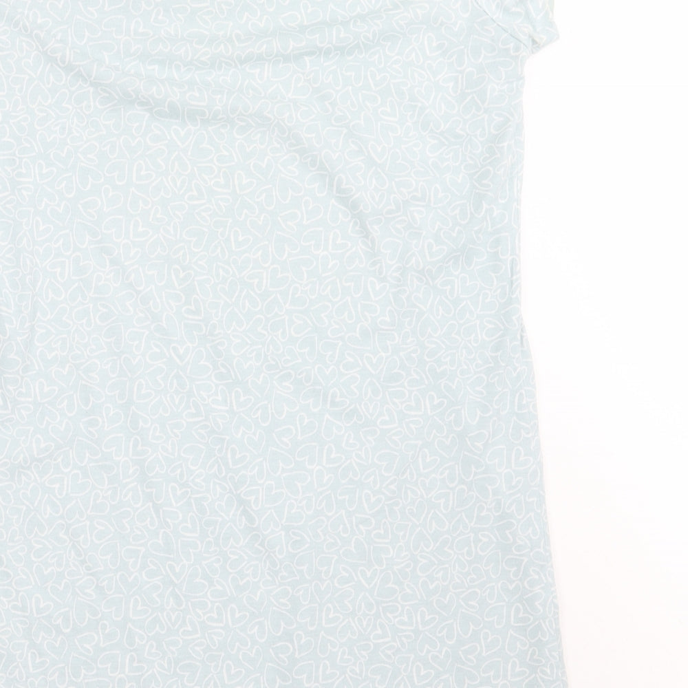 Matalan Womens Blue Geometric  A-Line  Size M