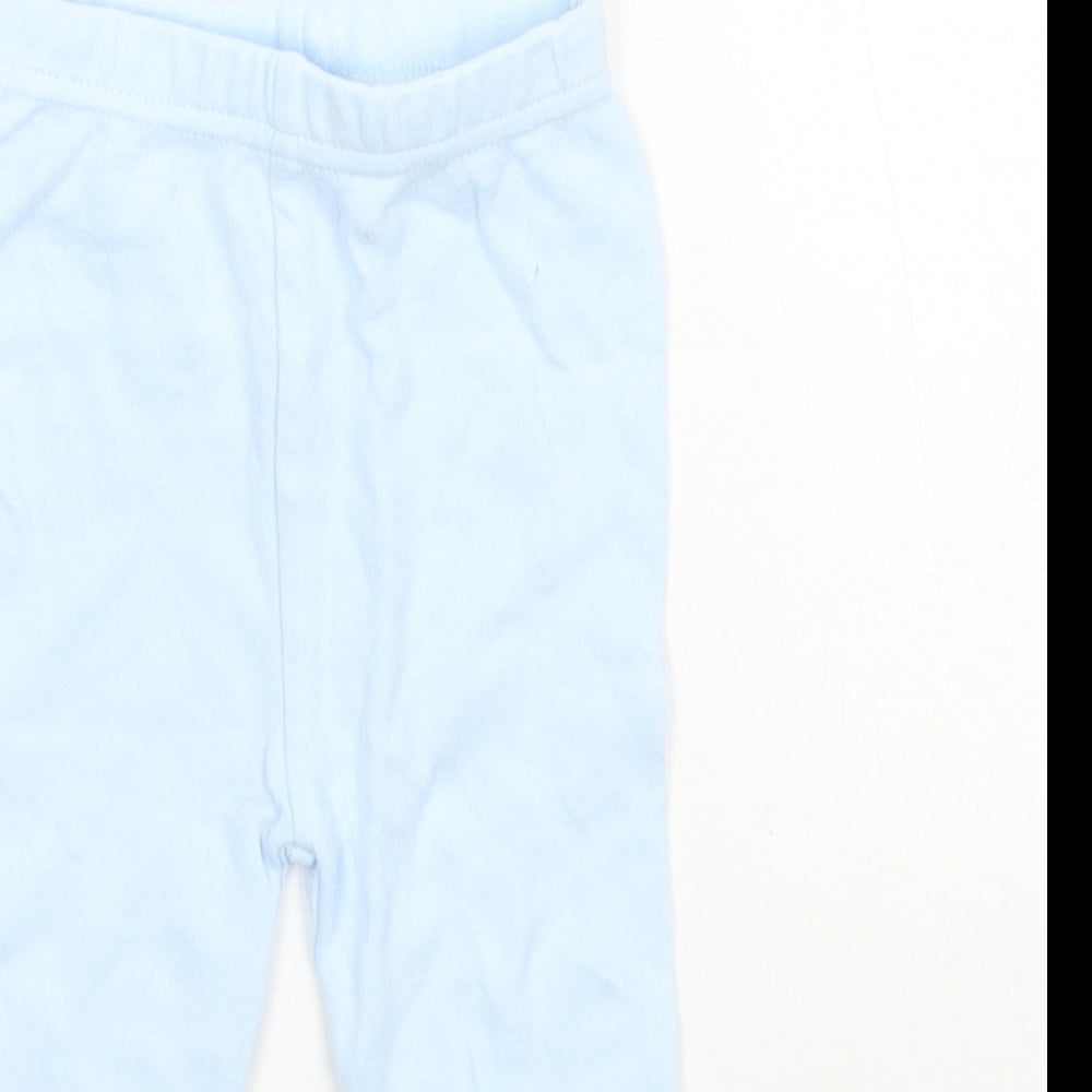 Bebe bonito Baby Blue   Capri Leggings Size 0-3 Months