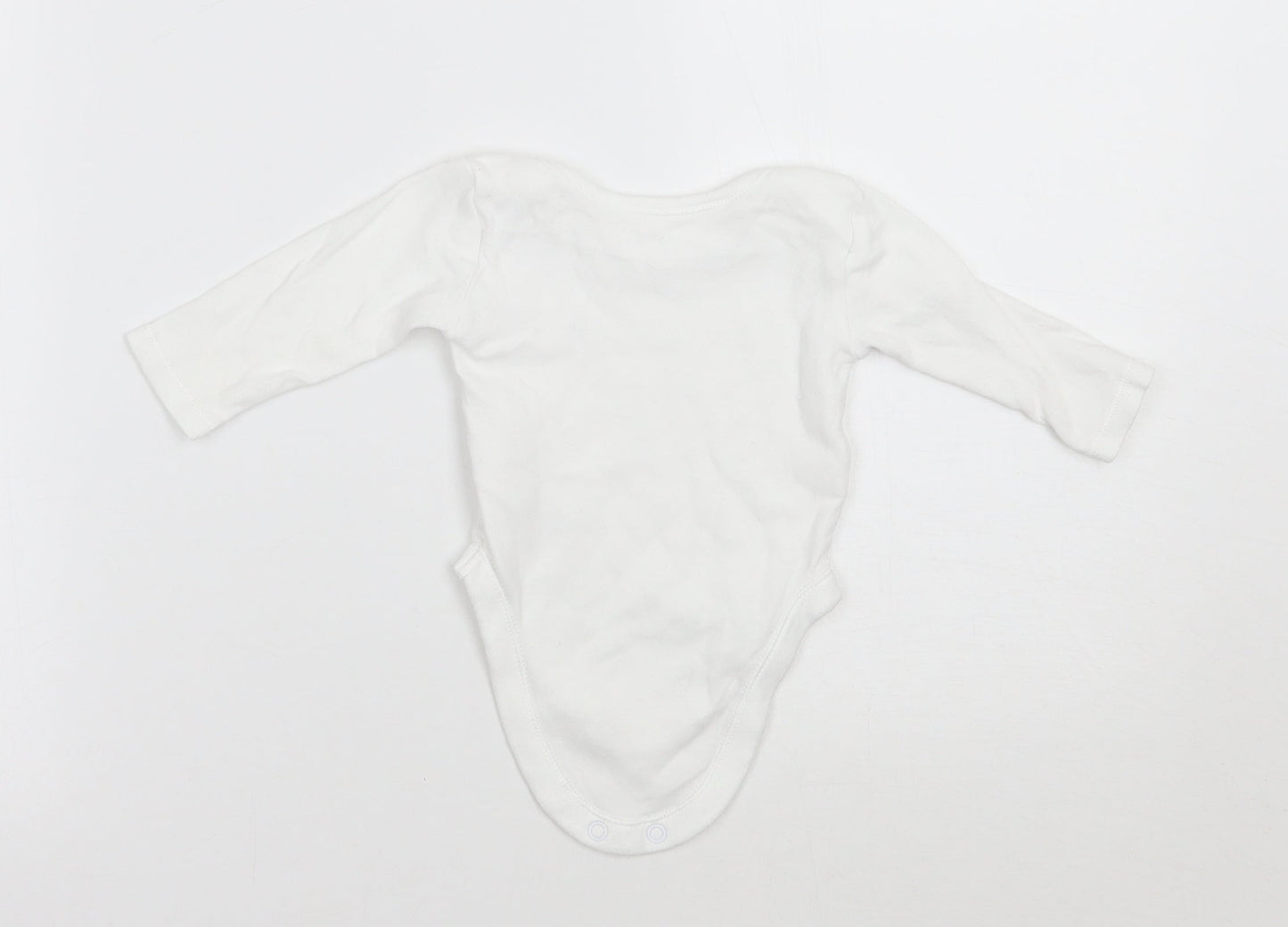 George Baby White   Babygrow One-Piece Size 0-3 Months