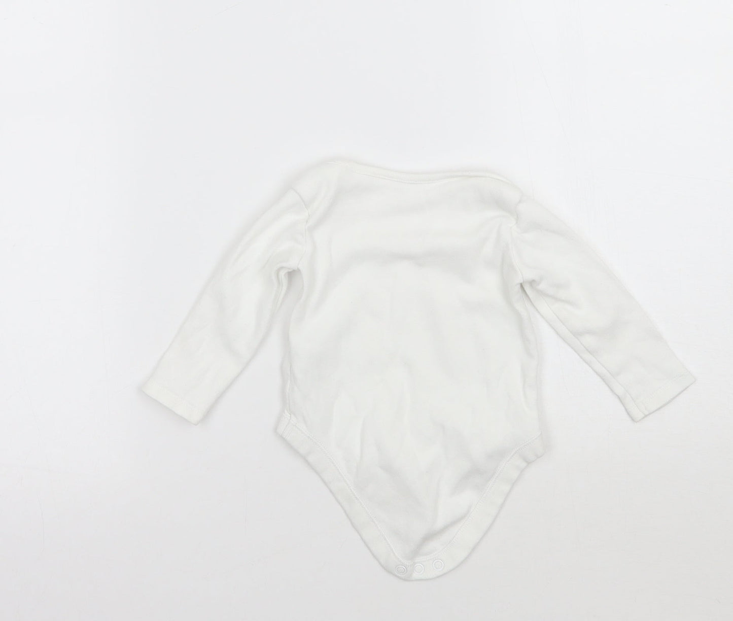 George Baby White   Babygrow One-Piece Size 0-3 Months