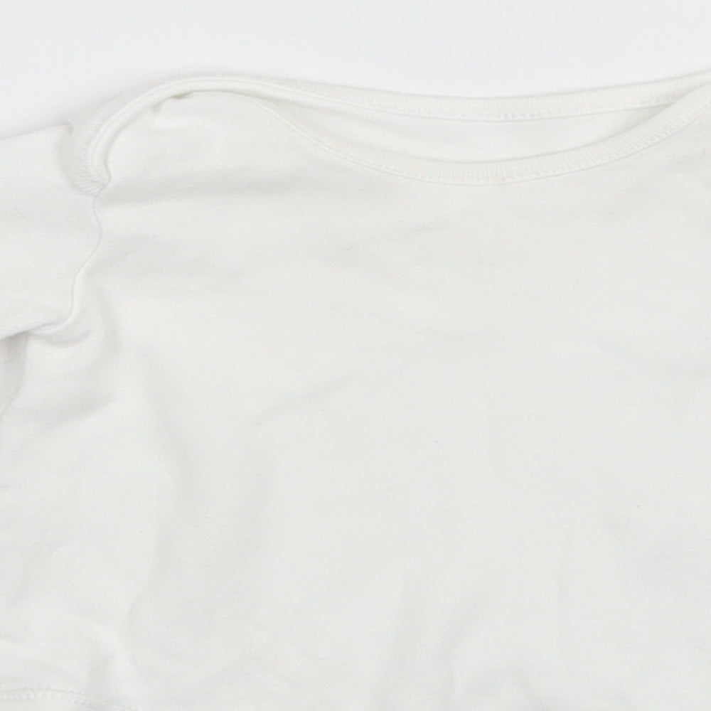 George Baby White   Babygrow One-Piece Size 0-3 Months