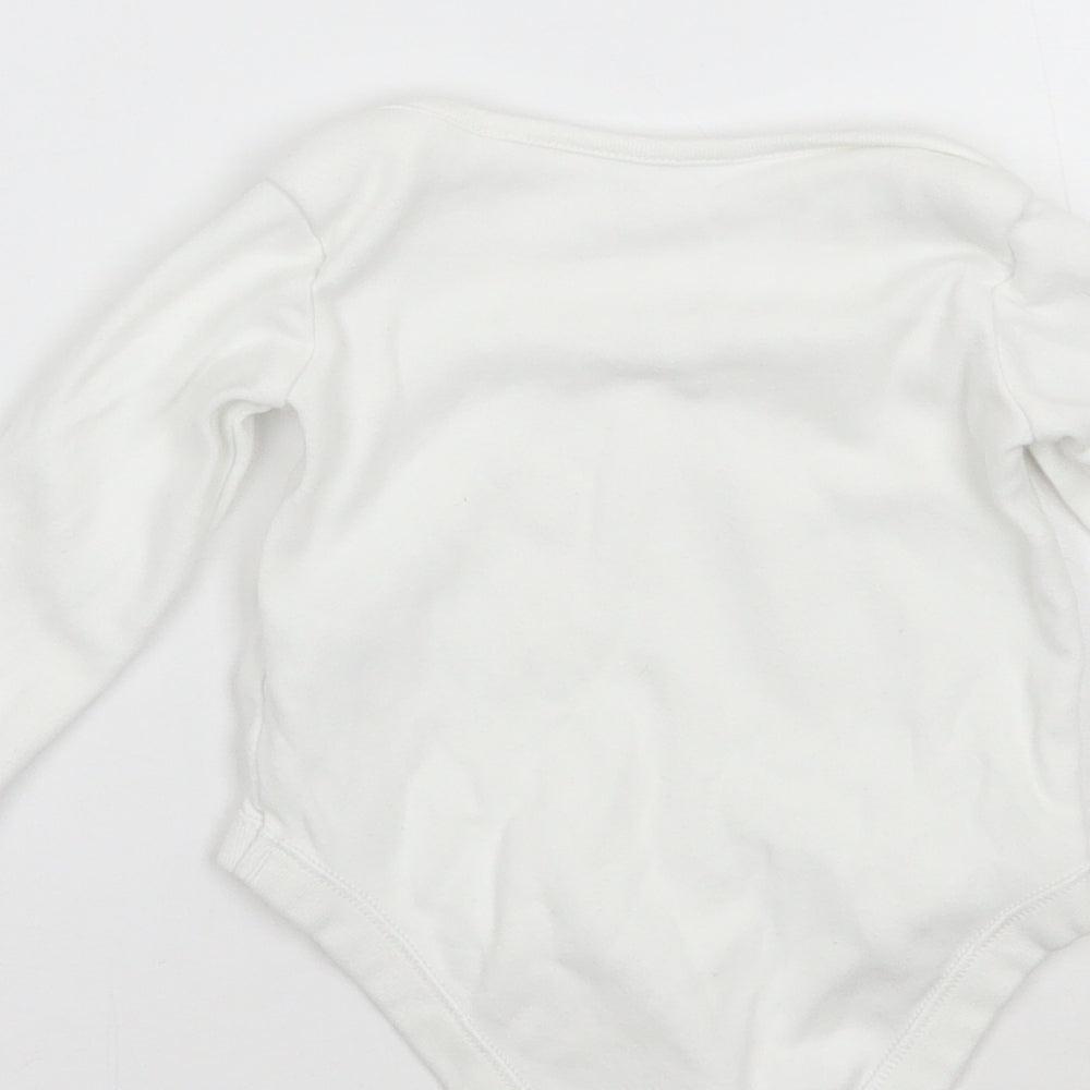 George Baby White   Babygrow One-Piece Size 0-3 Months