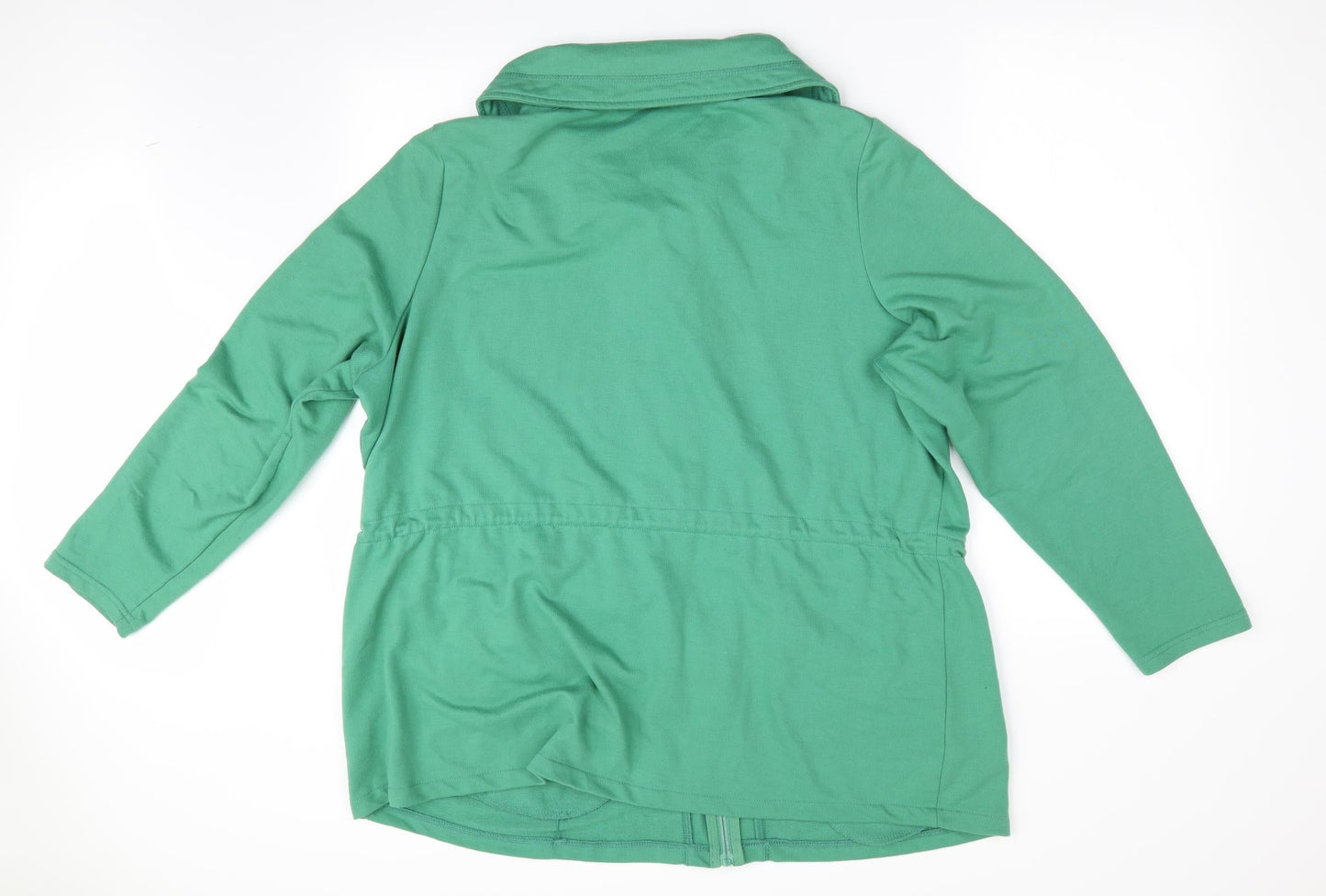 BM Womens Green   Jacket Coat Size XL  - Drawstring waist