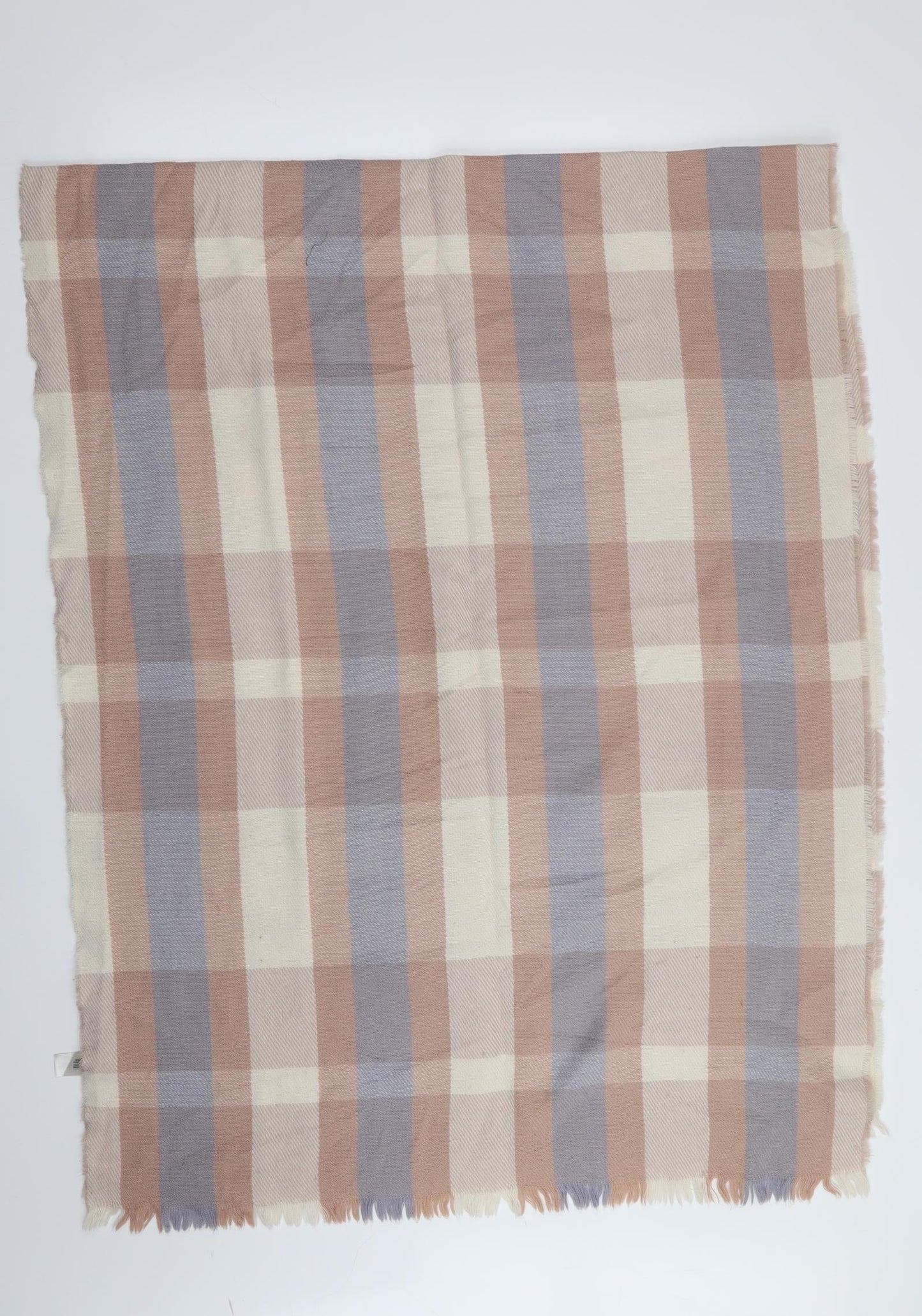 Primark Womens Beige Check   Shawl/Wrap