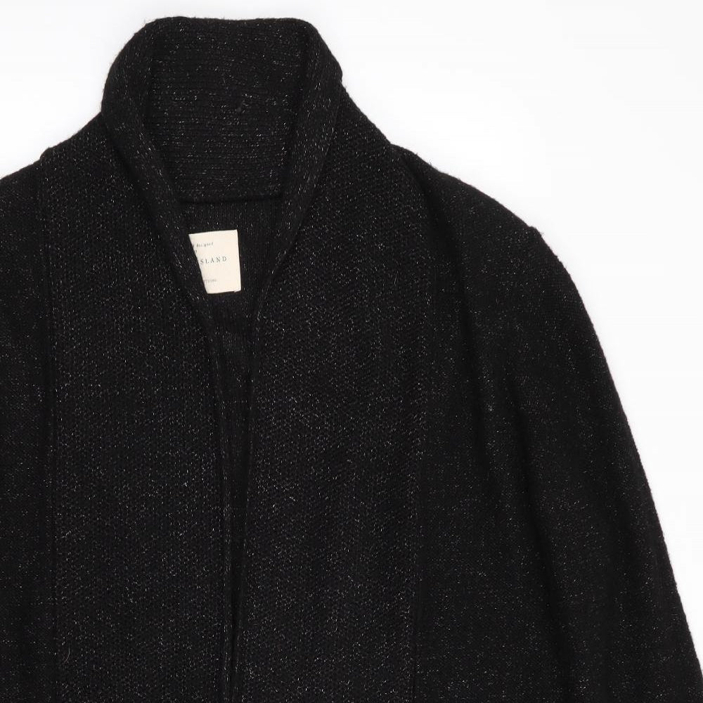 River Island Womens Black   Cardigan Jumper Size L