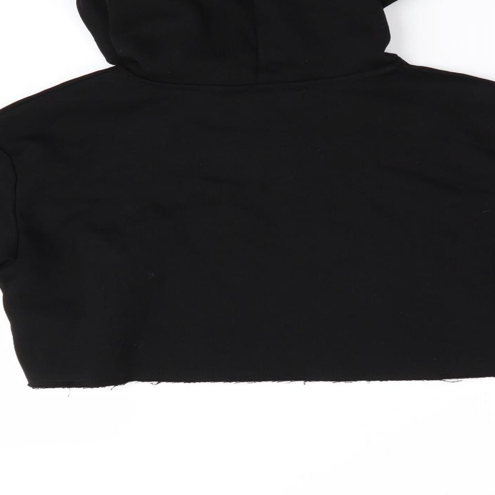 candy courture Girls Black   Pullover Hoodie Size 13 Years  - Cropped