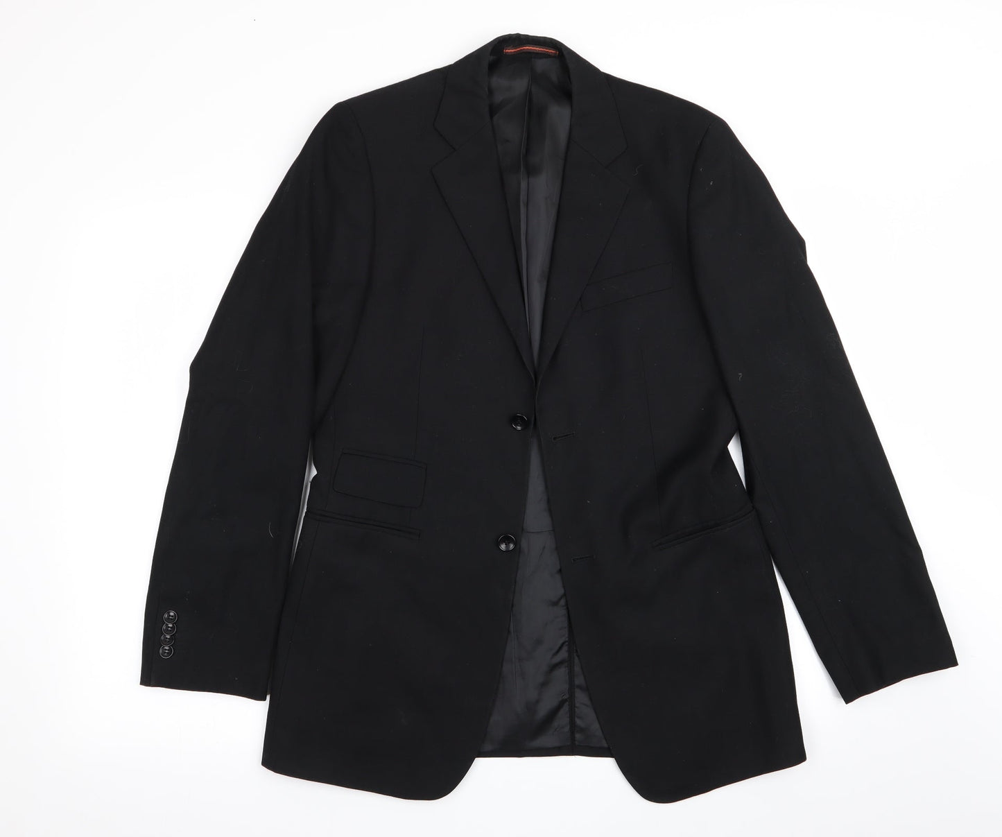 Topman London Mens Black   Jacket Blazer Size 36  - Single Vented