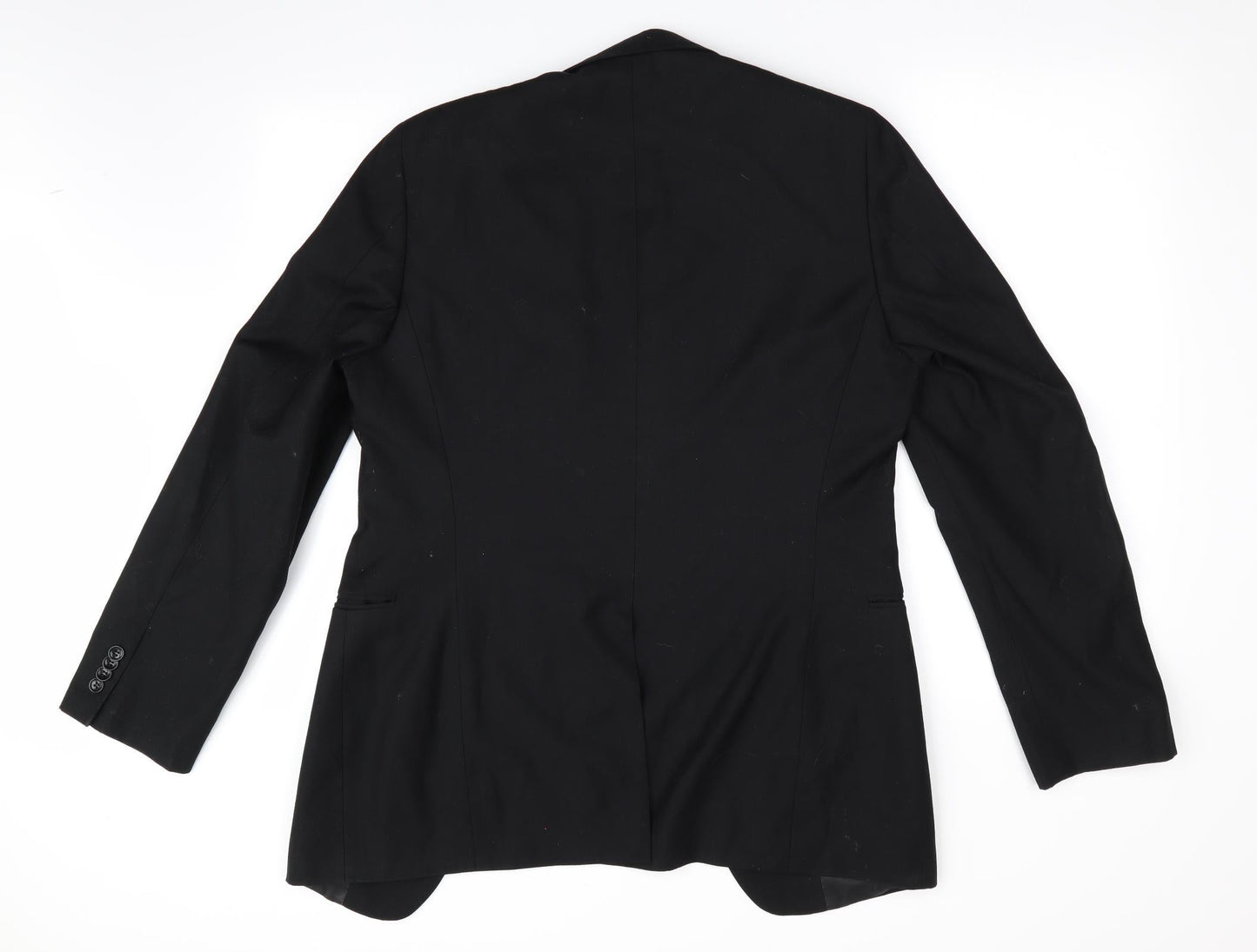 Topman London Mens Black   Jacket Blazer Size 36  - Single Vented