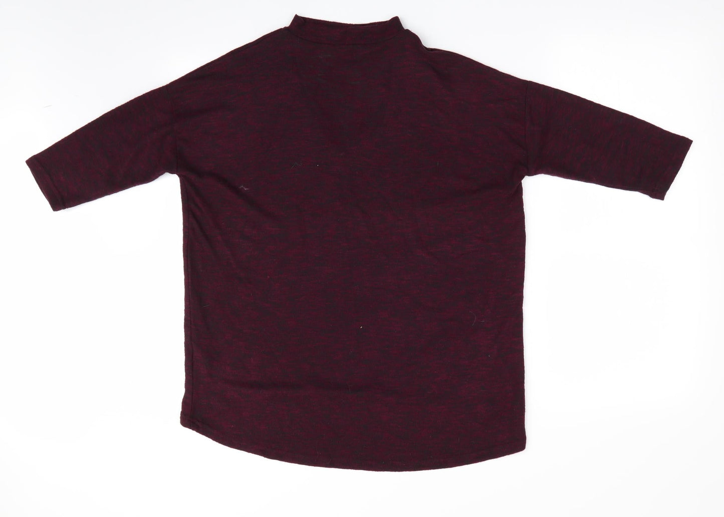 New Look Womens Purple   Pullover Jumper Size S  - Keyhole neck