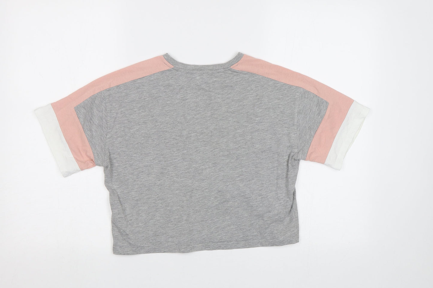 NewLook Girls Grey   Basic T-Shirt Size 12 Years