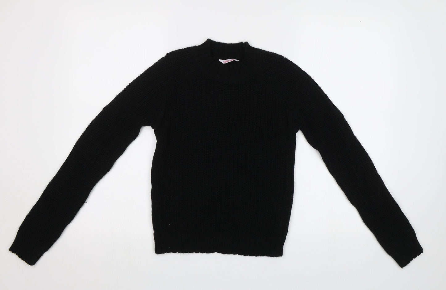 Miss E-vie Girls Black   Pullover Jumper Size 11-12 Years