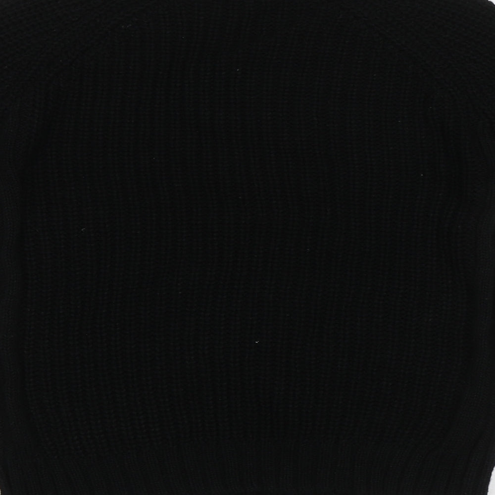 Miss E-vie Girls Black   Pullover Jumper Size 11-12 Years