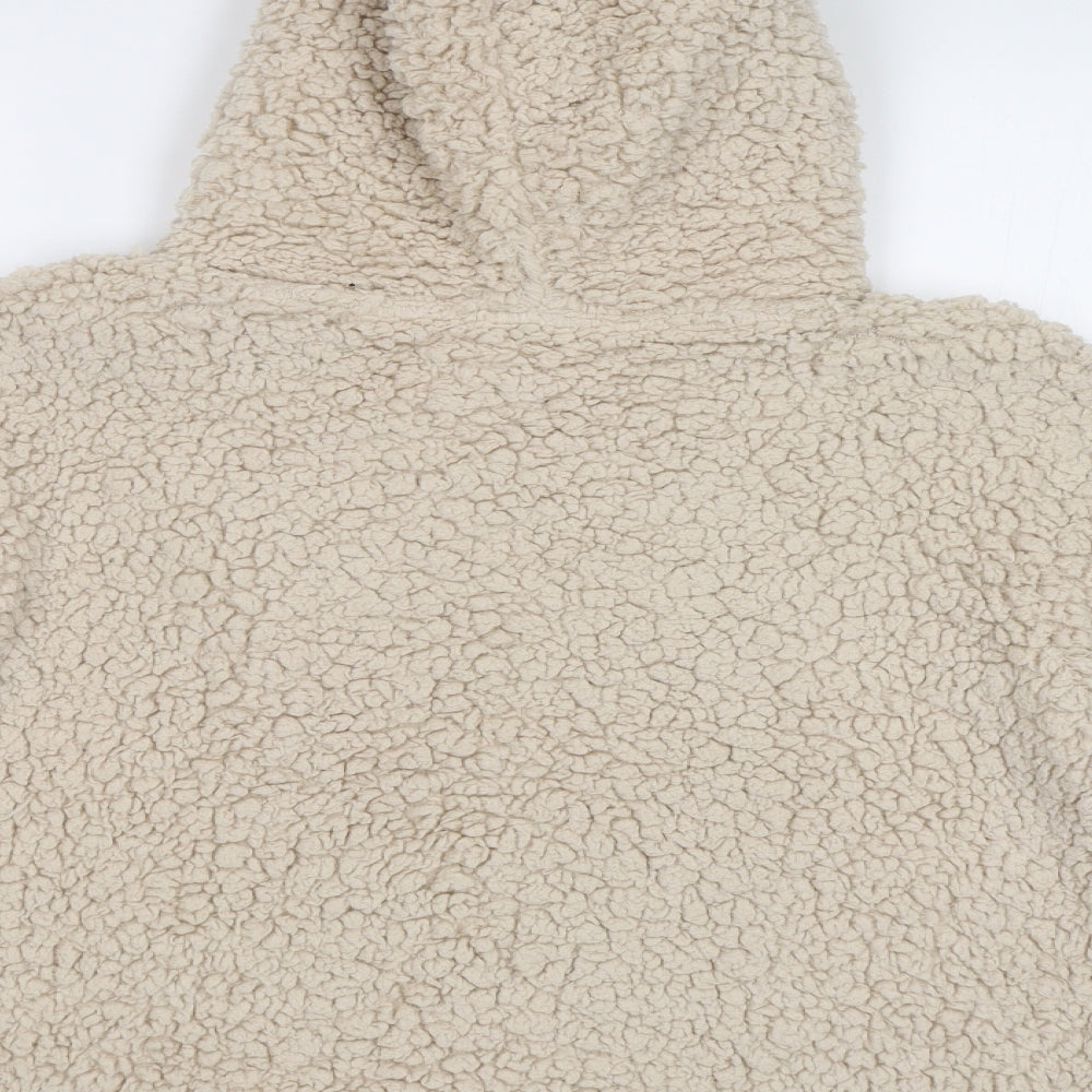 H&M Girls Beige   Pullover Hoodie Size 14-15 Years