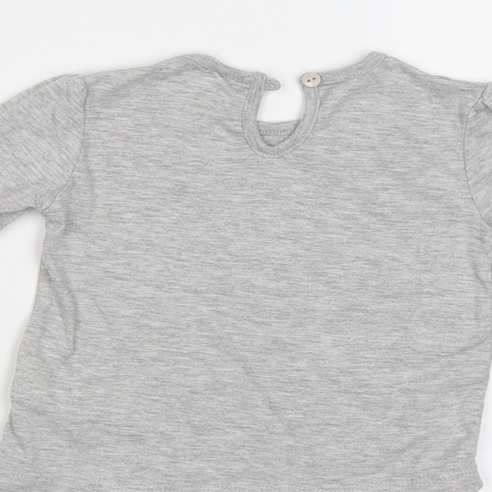 F&F Baby Grey   Basic T-Shirt Size 6-9 Months