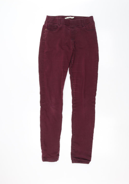 Dorothy Perkins Womens Red   Skinny Jeans Size 10 L28 in