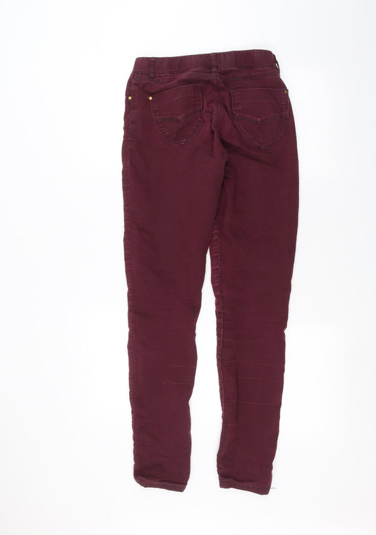 Dorothy Perkins Womens Red   Skinny Jeans Size 10 L28 in