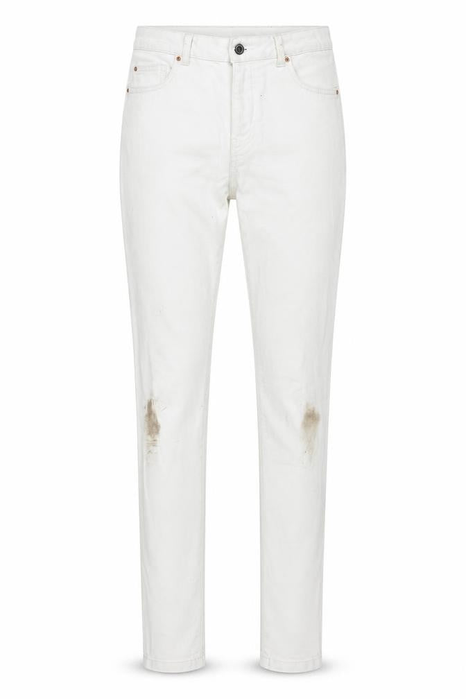Denim & Co. Womens White  Denim Skinny Jeans Size 12 L28 in