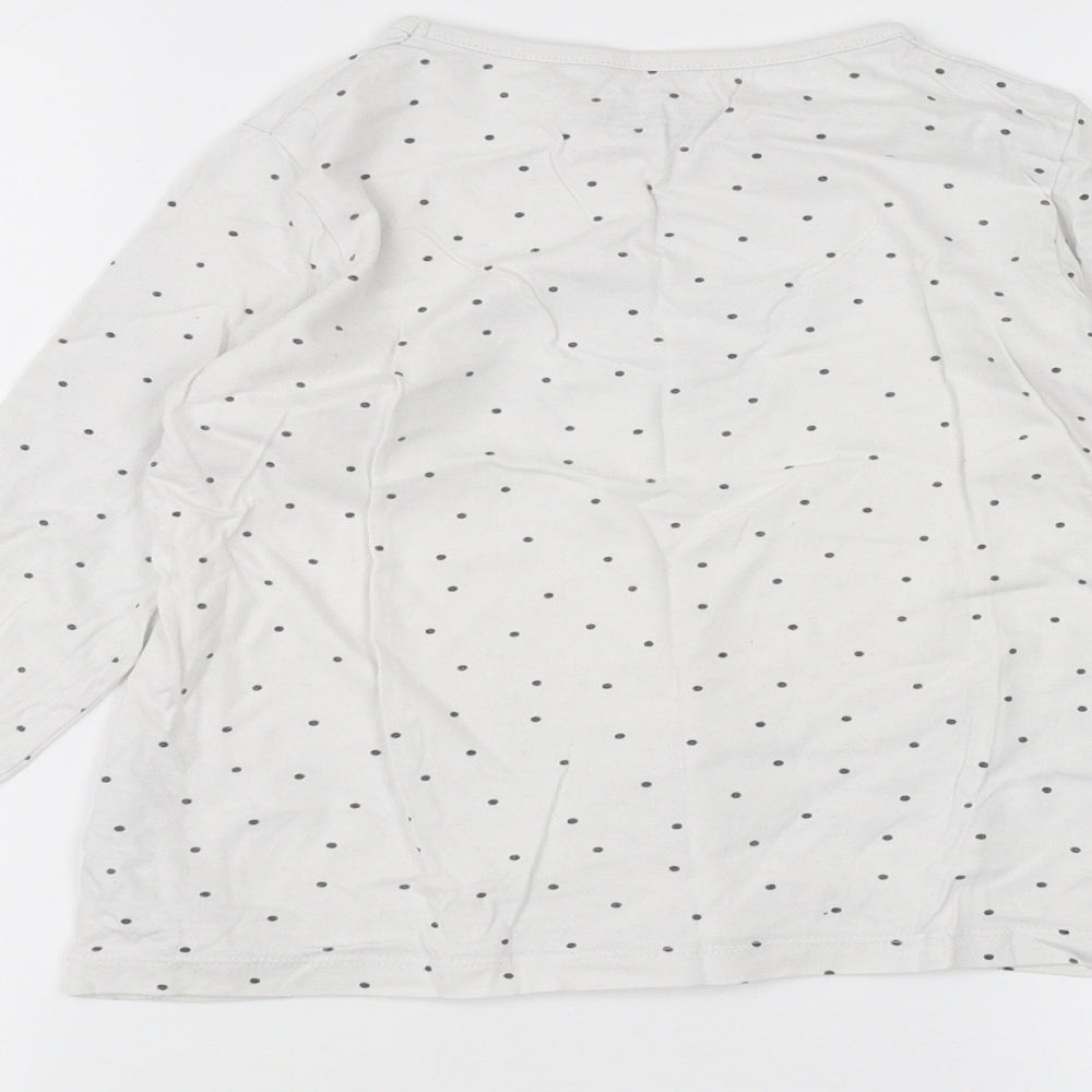 Primark Girls White   Basic T-Shirt Size 7-8 Years