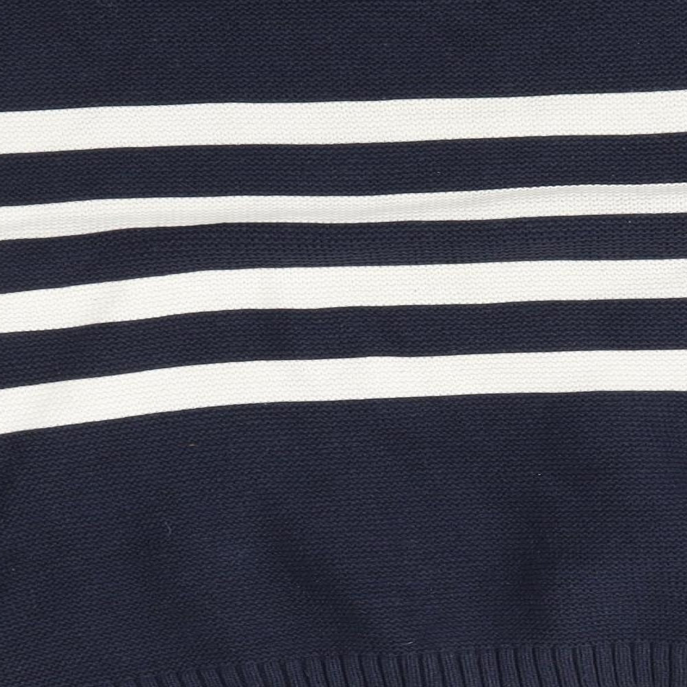 NEXT Womens Blue Striped  Pullover Jumper Size 12