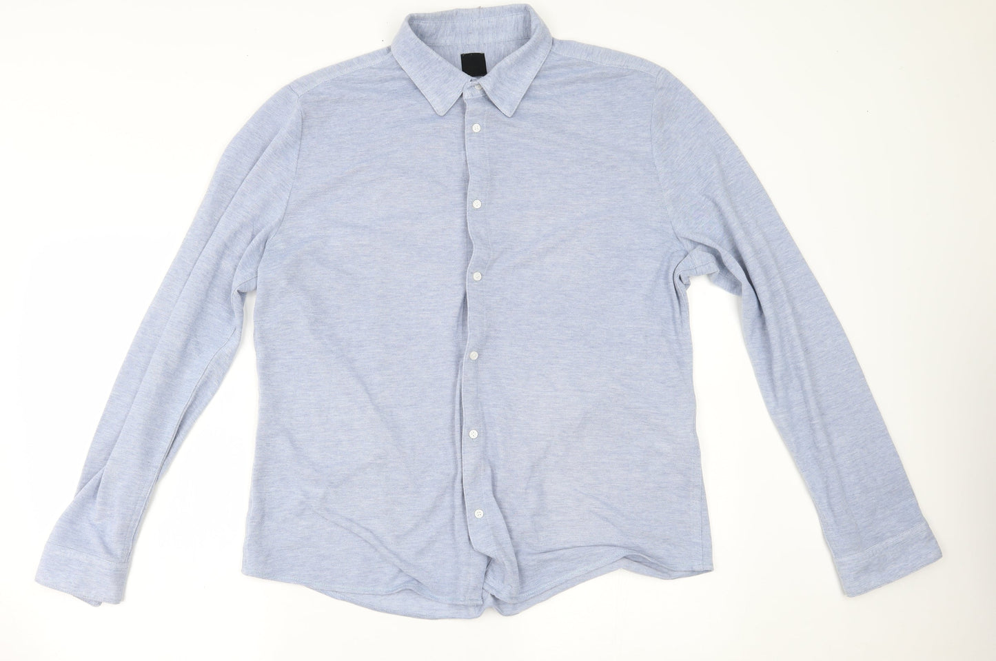 H&M Mens Blue    Button-Up Size XL  - muscle fit