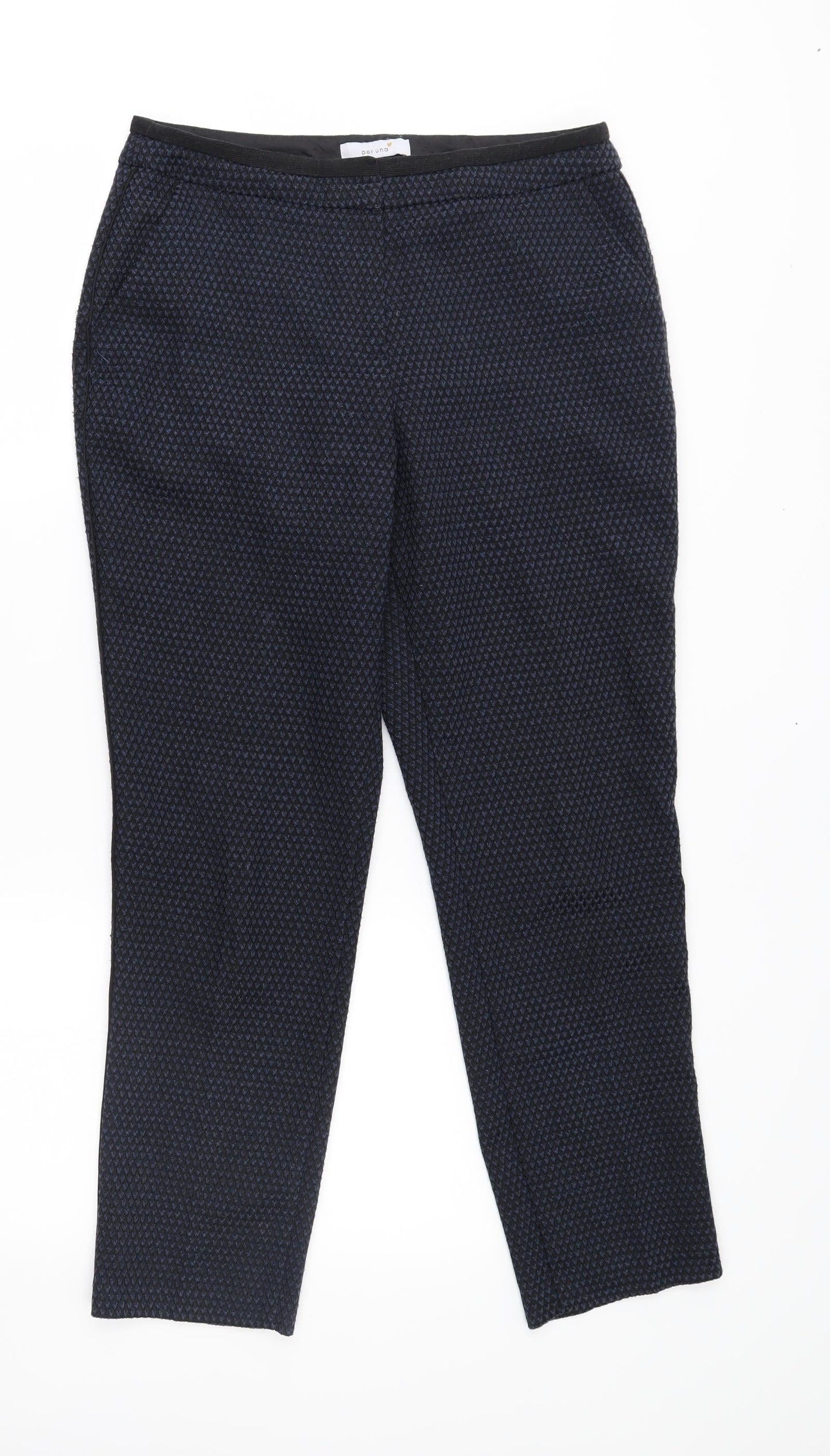 M&S Womens Blue   Trousers  Size 10 L27 in