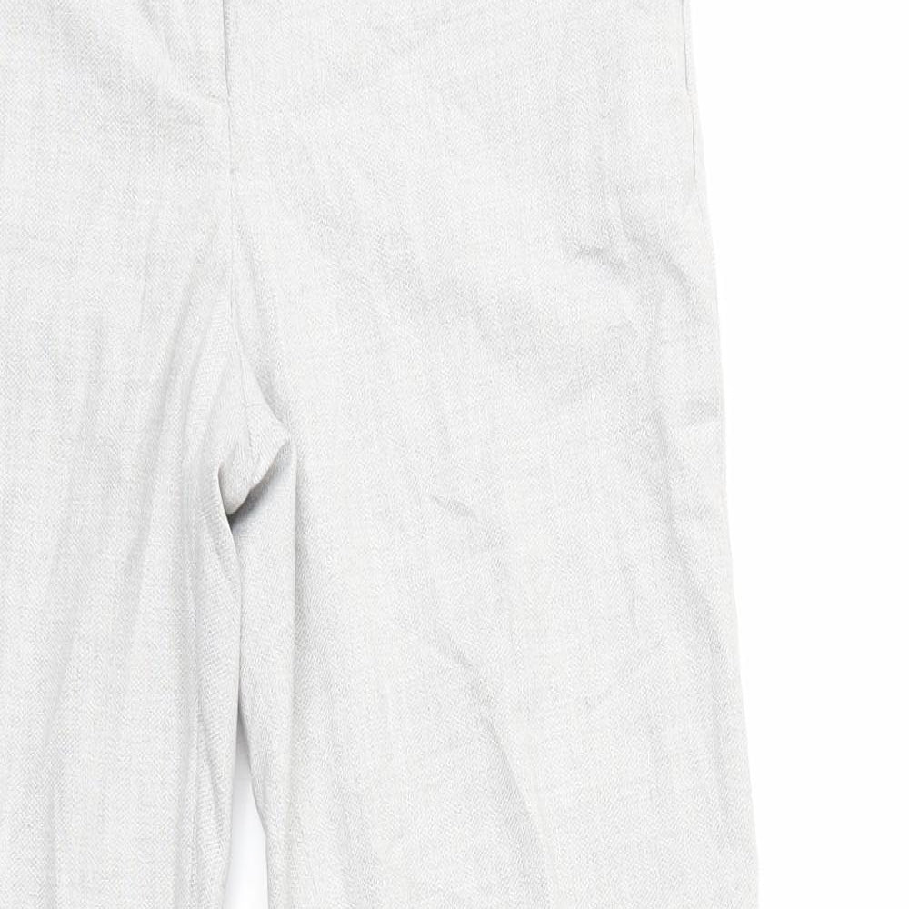 H&M Womens Grey   Trousers  Size 8 L30 in