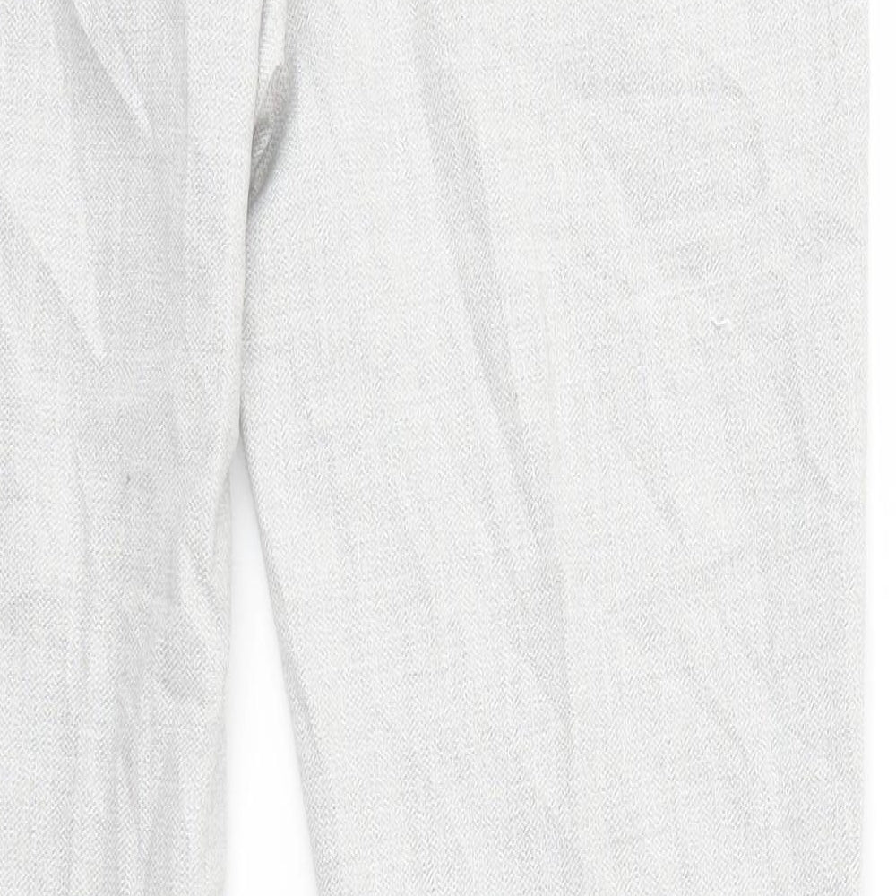 H&M Womens Grey   Trousers  Size 8 L30 in