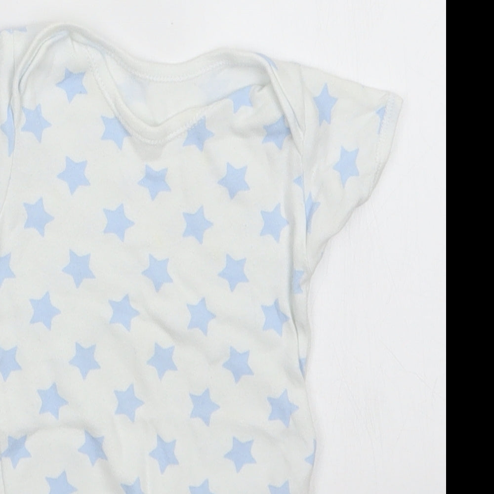 George Boys White Polka Dot  Unitard One-Piece Size 6-9 Months
