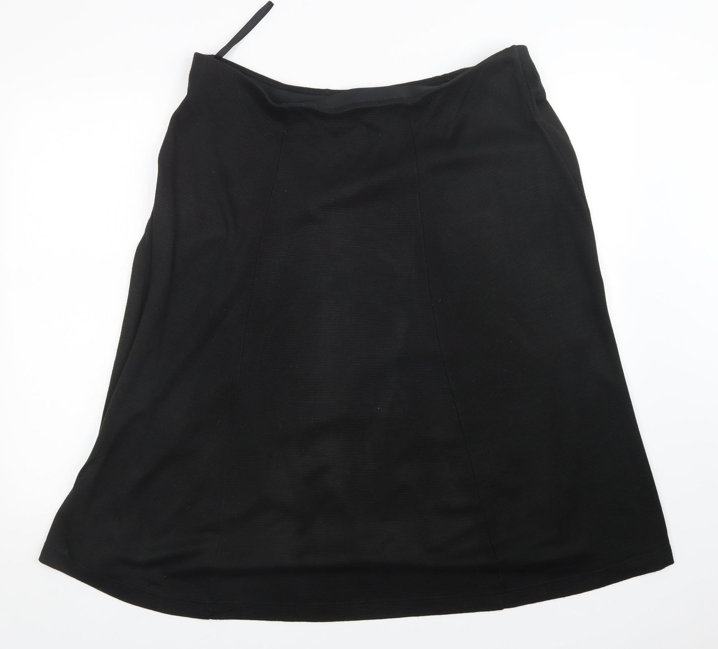 Plus Womens Black   A-Line Skirt Size 38 in