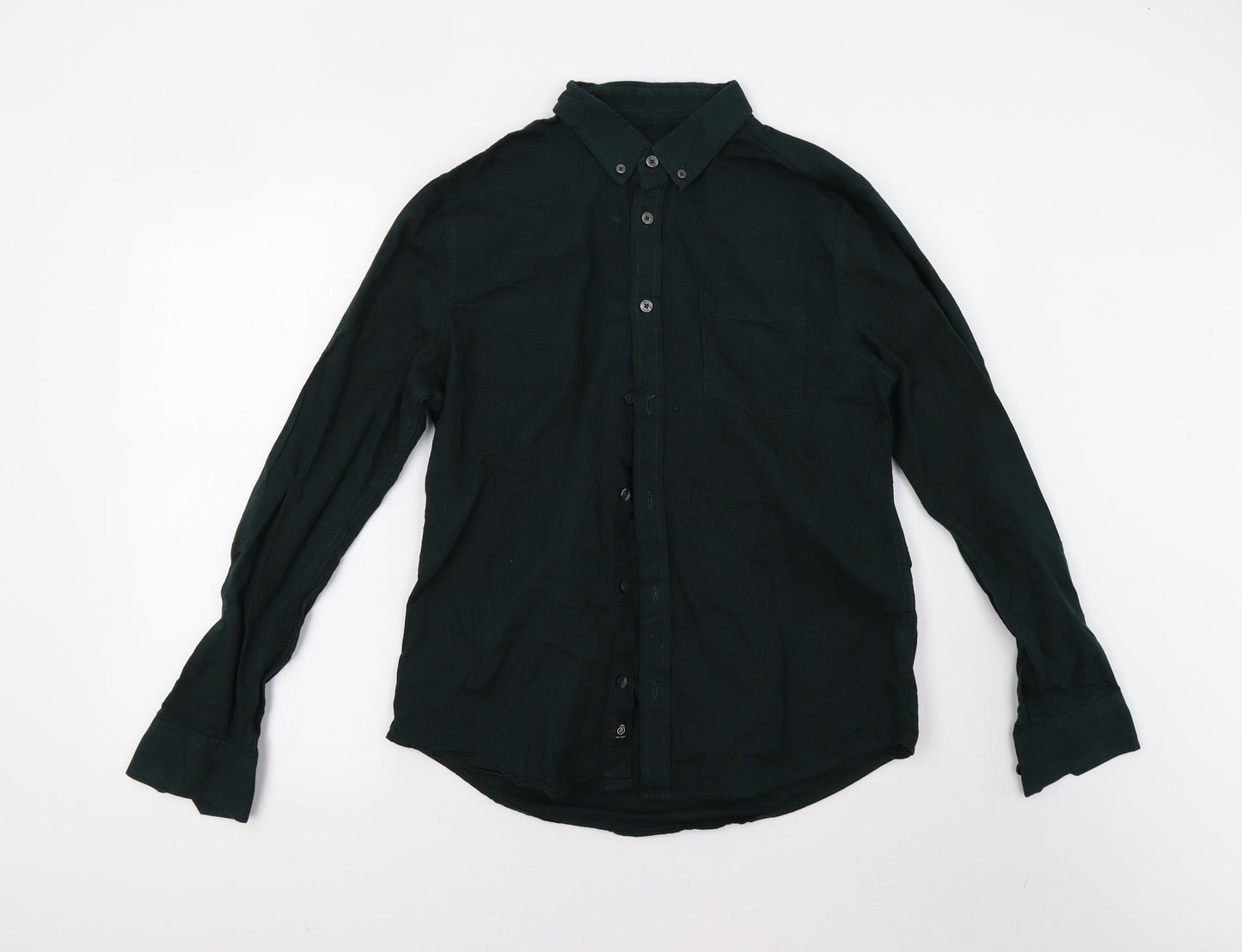 Burton Mens Green    Button-Up Size M