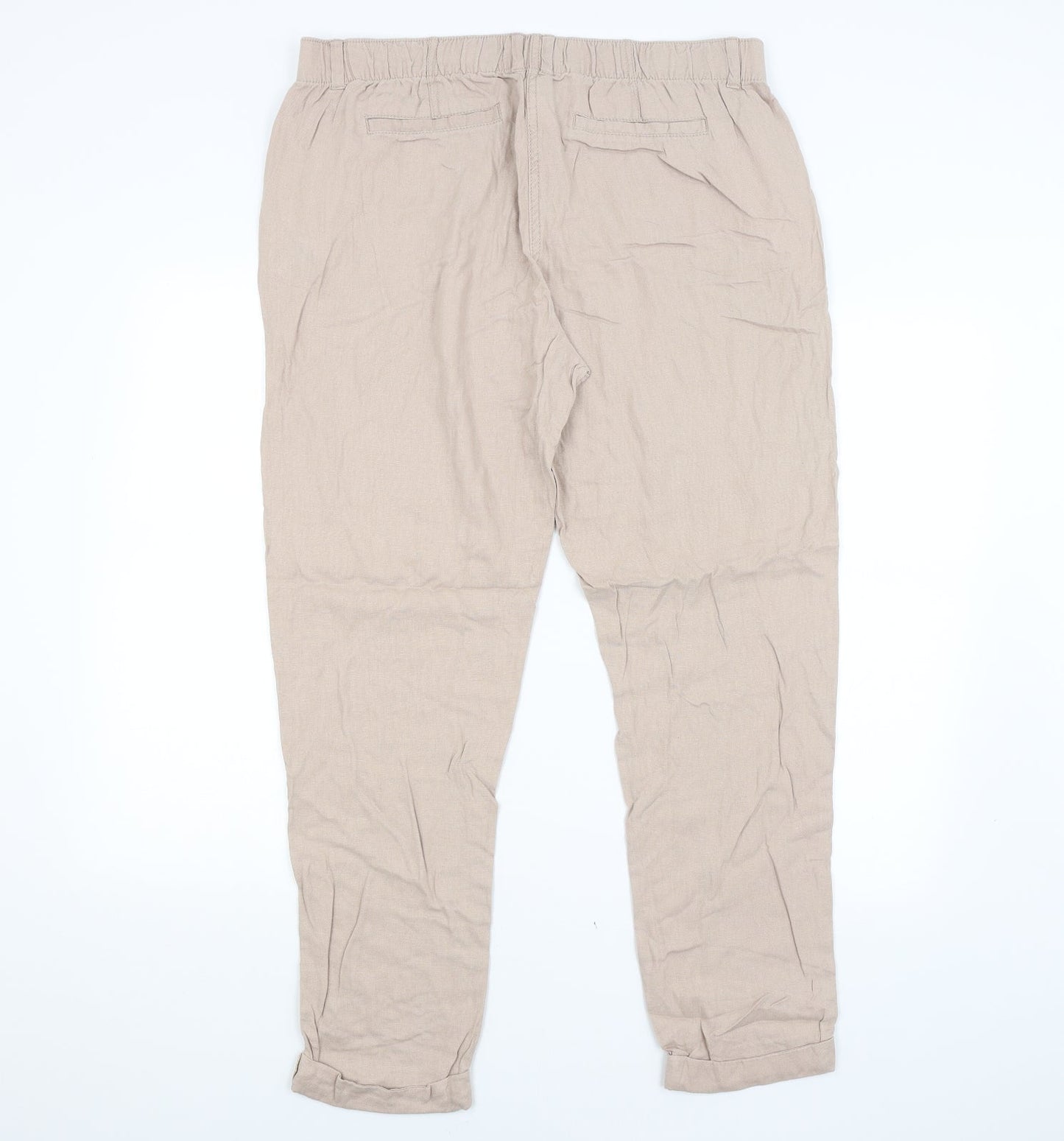M&S Womens Brown   Trousers  Size 16 L28 in