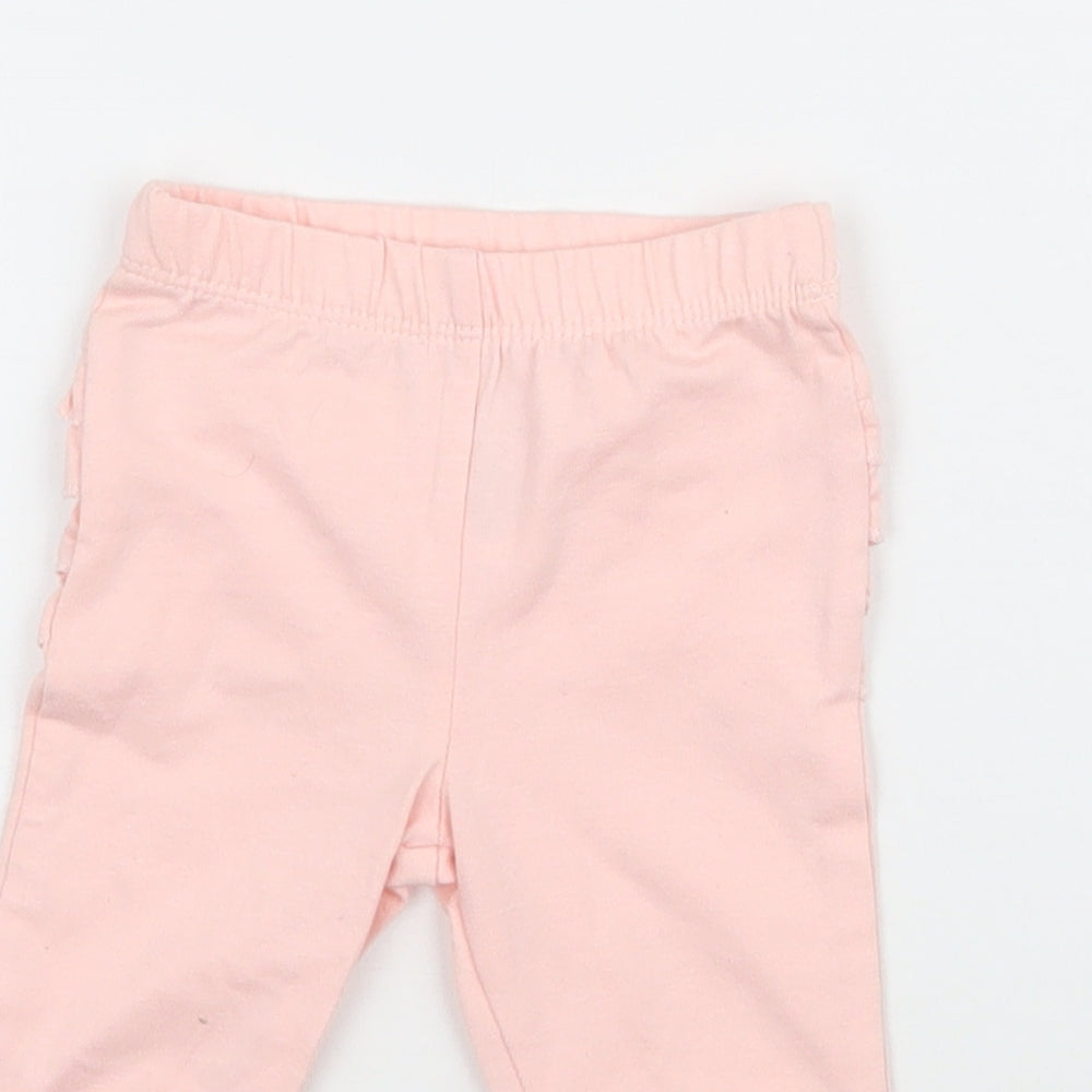 Primark Girls Pink   Jogger Leggings Size 3-6 Months
