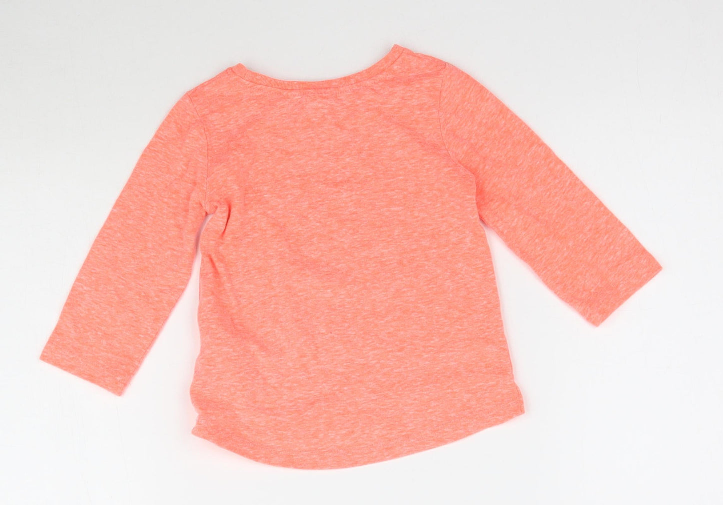 NEXT Girls Orange   Basic T-Shirt Size 6-9 Months  - Unicorn