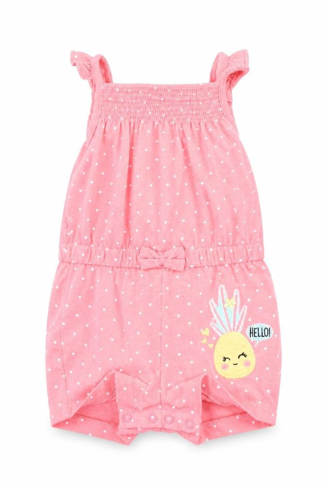 Primark Girls Pink Polka Dot  Romper One-Piece Size 3-6 Months