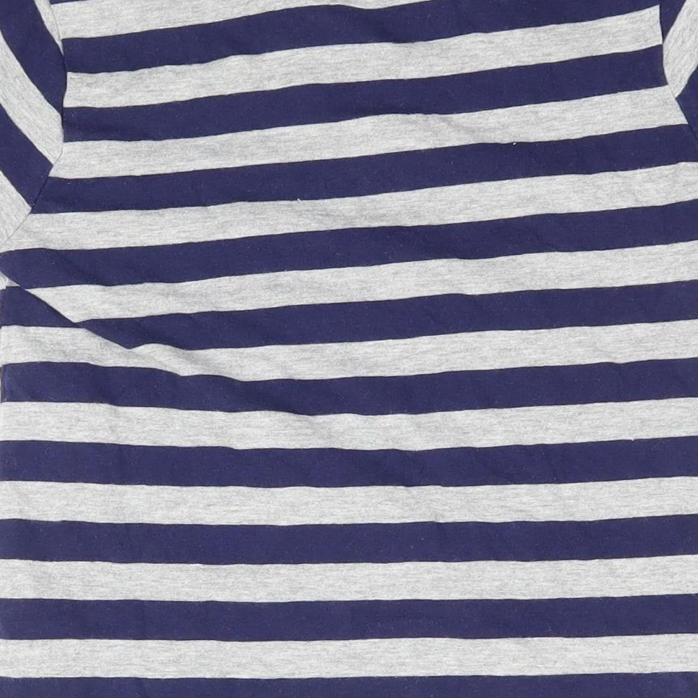 Hullabaloo Boys Multicoloured Striped  Basic T-Shirt Size 7-8 Years